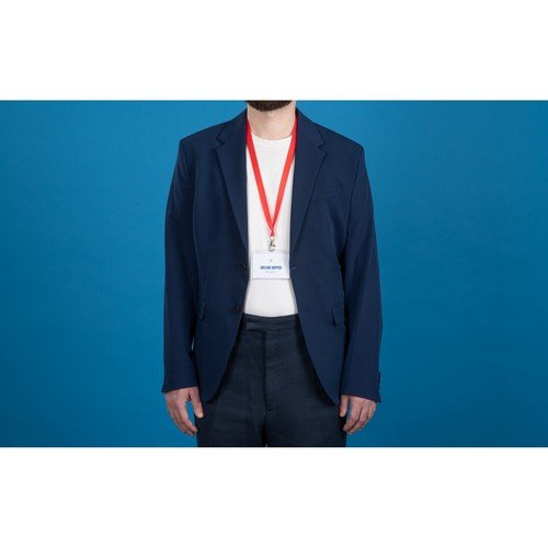 Avery 10 red recycled lanyards with trigger clip