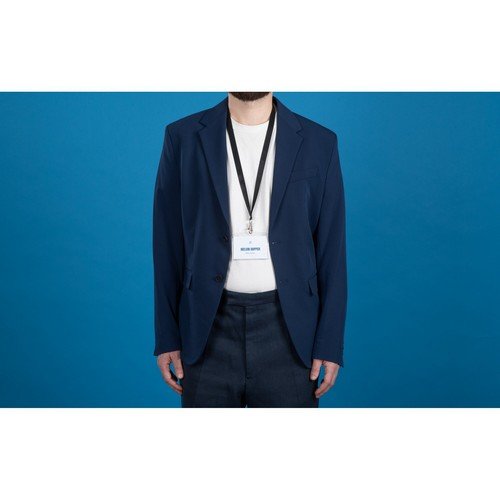 Avery 10 black recycled lanyards with trigger clip