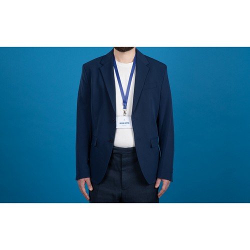 Avery 10 blue recycled lanyards with trigger clip