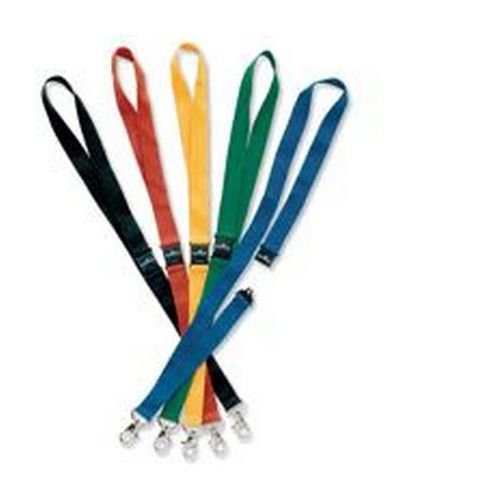 Durable Textile Necklace 20mm With Clip Red Pack 10