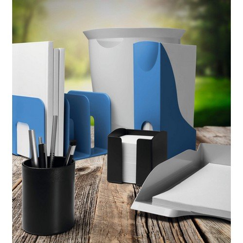 Durable ECO Recycled Plastic Magazine Rack Document File Organiser - A4 Blue