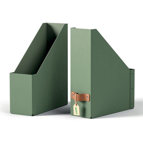 Leitz Puro Magazine File 100% recycled card pack of 2