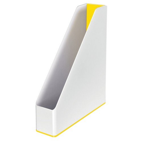 Leitz Magazine File WOW Duo Colour White/Yellow
