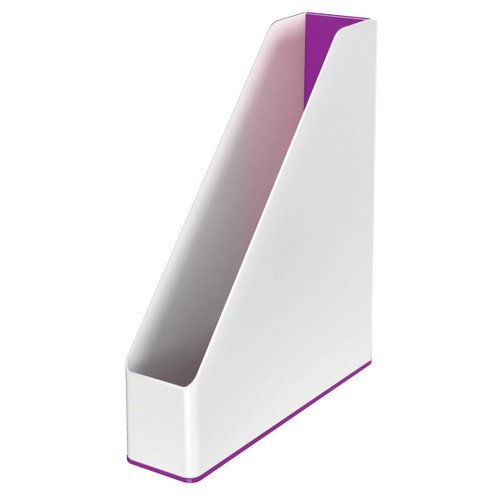 Leitz Magazine File WOW Duo Colour White/Purple