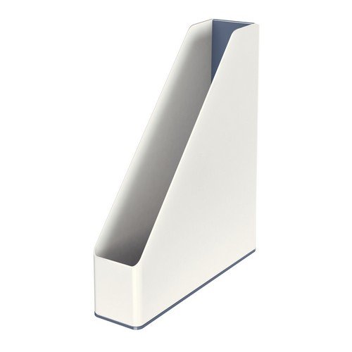 Leitz WOW Magazine File Dual Colour White