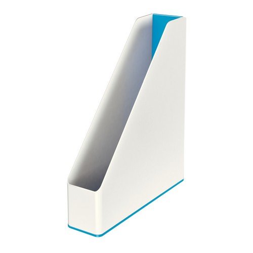 Leitz WOW Magazine File Dual Colour Blue Metallic