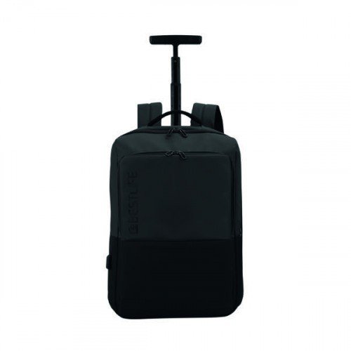 BestLife Travel Trolley Bag with USB Connector BT3401BK1 Backpacks BS6111