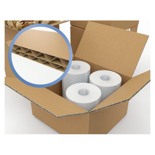 Corrugated Box Double Wall 457x305x305 Brown Pack 15
