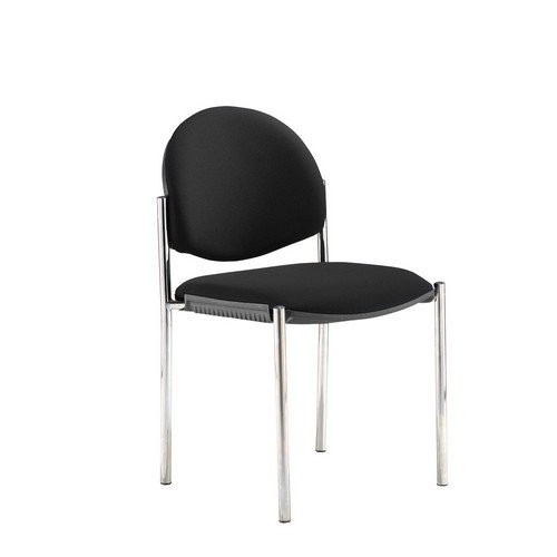 Coda Multi Purpose Chair And No Arms And Black Fabric
