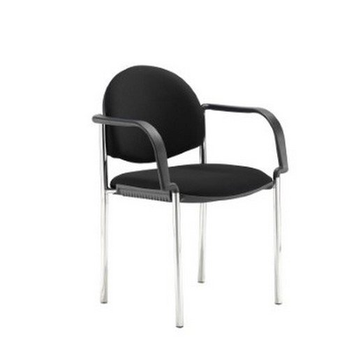 Coda Multi Purpose Chair And With Arms And Black Fabric