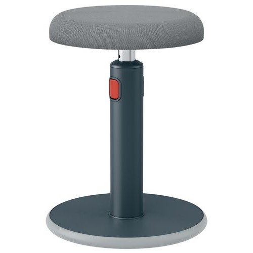 Leitz Ergo Cosy Active Sit Stand Stool Velvet Grey