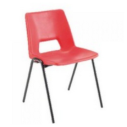 Jemini Polypropylene Stacking Chair Red KF74961