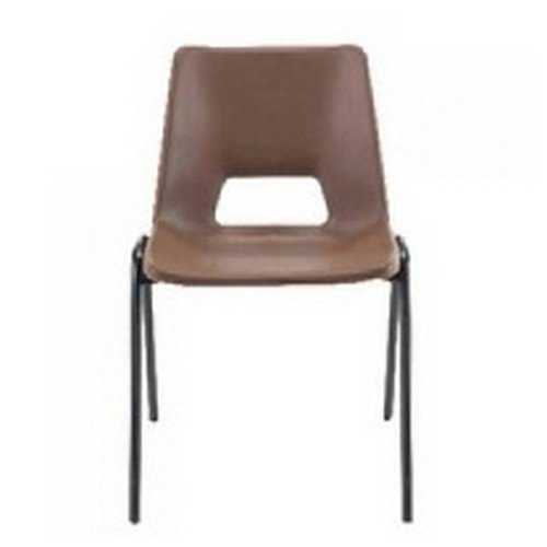 Jemini Polypropylene Stacking Chair Brown KF74962