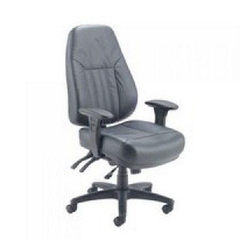 Arista Lucania Leather Task Chair Black KF74022