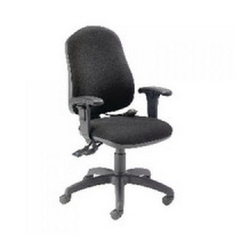 Cappela Posture Chair Plus Arms Black KF838994
