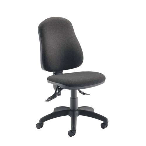 Jemini Plus Deluxe High Back Operator Charcoal Chair KF74122