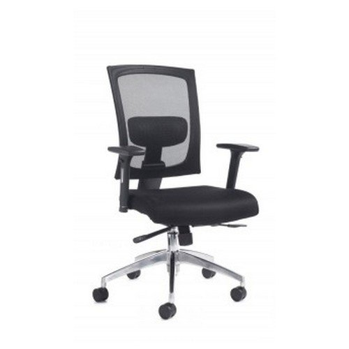 Dams Gemini 300 Fabric Mesh Chair With Adjustable Arms And No Headrest