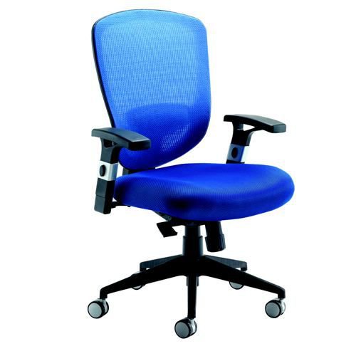 Arista Mesh High Back Task Chair Blue KF72243