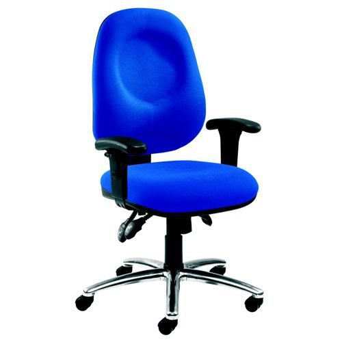 Arista Concept High Back Maxi Tilt Operator Chair Blue KF03464