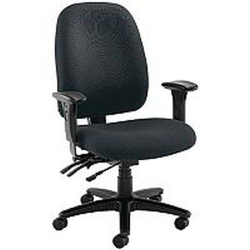 Avior Snowdon Heavy Duty High Back Chair With Lumbar Support Charcoal KF72250 Office Chairs CH1811