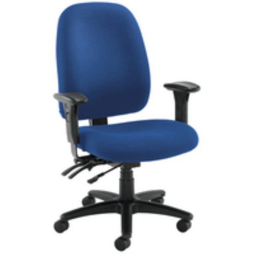 Avior Snowdon Heavy Duty High Back Chair With Lumbar Support Blue KF72249 Office Chairs CH2006