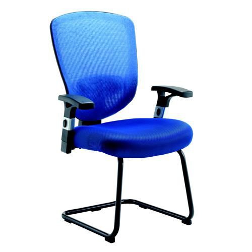 Arista Mesh Visitor Chair Blue KF72244