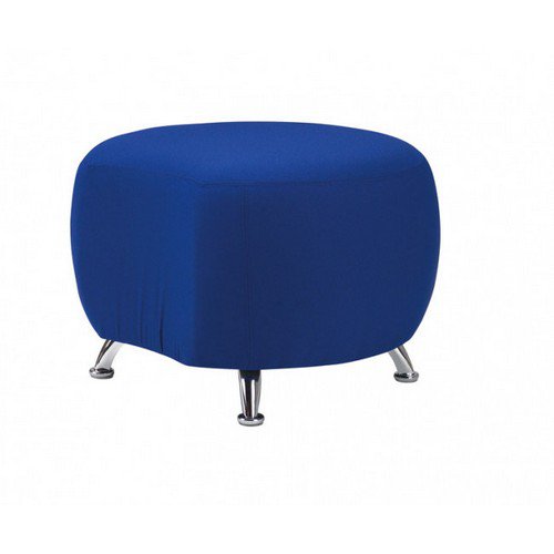 Cookie Soft Seating Circular Linking Seat With Various Fabric Colours And Curved Silver Legs Classroom Seats CH2046