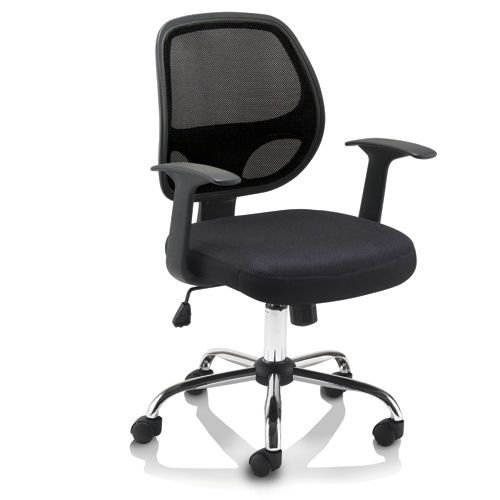 Altino Mesh Back Chair Adjustable Arms In Charcoal High Backmech Pcb Manual Back Height Cmhr Foam