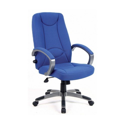 Lucca High Back Managers Chair With Adjustable Lumbar Blue