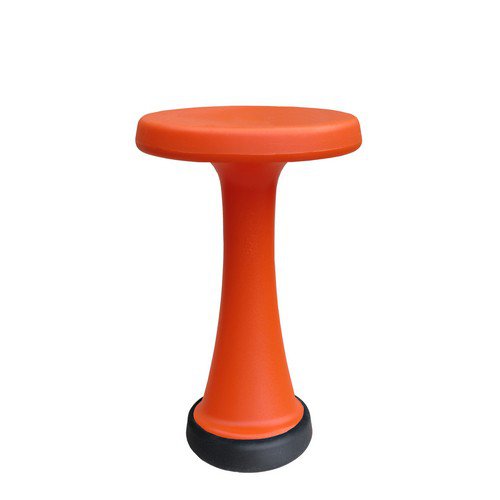 Gopak One Leg Stool 400mm Orange Including Antislip Foot Classroom Seats CH2226