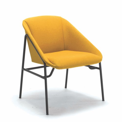 Jemini Mustard Bistro Reception Armchair KF79231