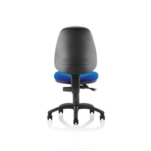 Luna II Lever Task Operator Chair Blue Without Arms