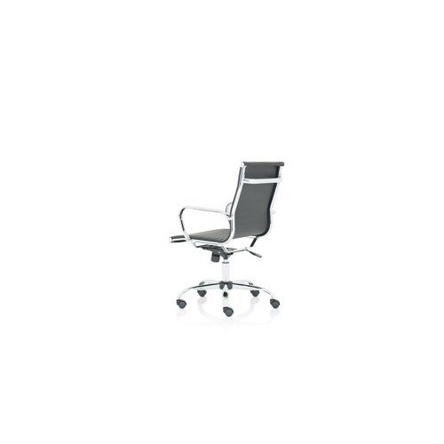 Nola Medium Black Soft Bonded Leather Executive Chair