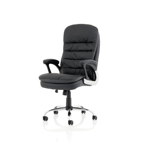 Ontario Black PU Chair