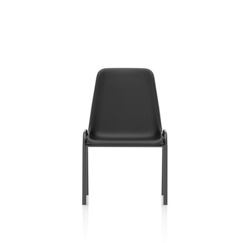 Polly Stacking Visitor Chair Black Polypropylene (MOQ of 4 - Priced Individually)