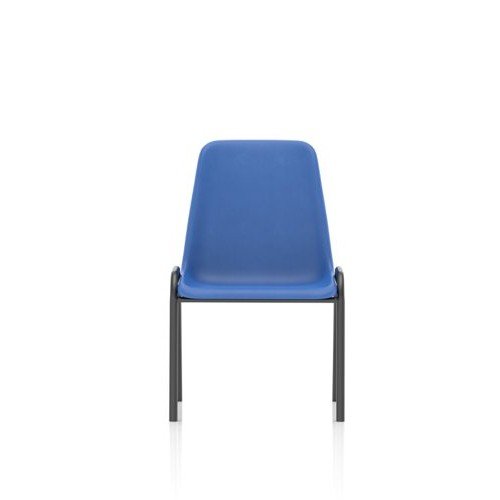 Polly Stacking Visitor Chair Blue Polypropylene (MOQ of 4 - Priced Individually)