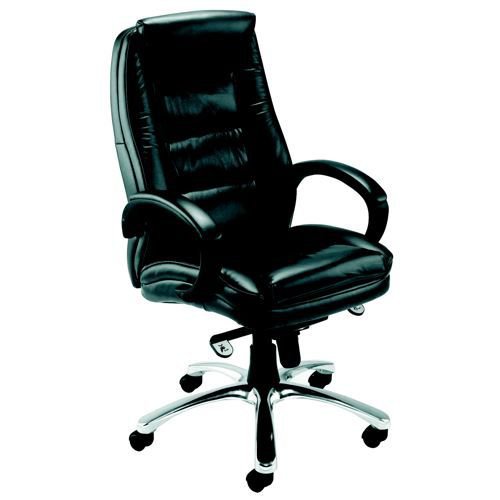 Avior Tuscany Contemporary Executive Leather Chair Black KF72583