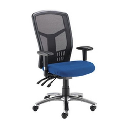 Avior Logan High Back Mesh Operator Chair Blue KF97088