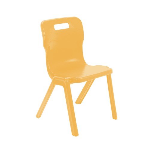 Titan One Piece Classroom Chair Size 5 Marigold