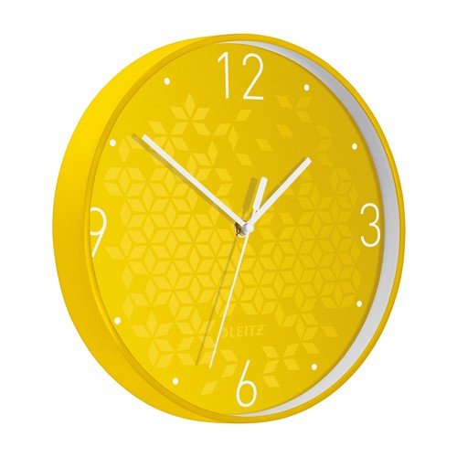 Leitz WOW Wall Clock Yellow
