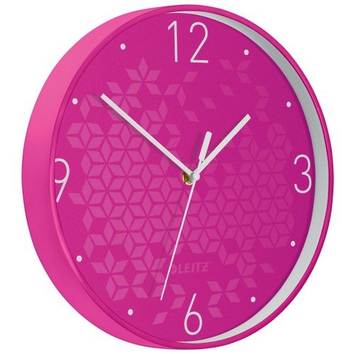Leitz WOW Wall Clock Pink