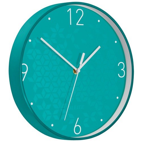 Leitz WOW Wall Clock Ice Blue