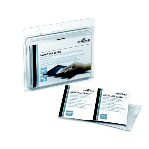 Durable Smart Clean Tablet Wipes Pack 10