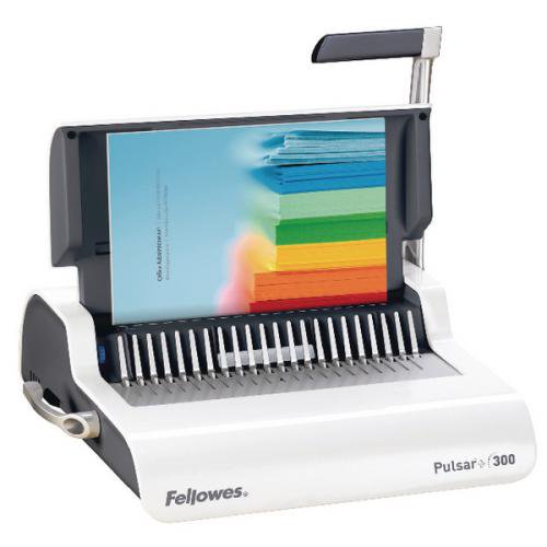 Fellowes Pulsar+ 300 Small Office Manual Comb Binding Machine For Regular Use