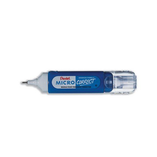 Pentel Micro Correct Fluid Pen Pack 12 BOGOF ZL31-WE