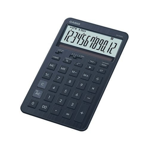 Casio JW-200DQ Stylish Medium Desk Calculator Black