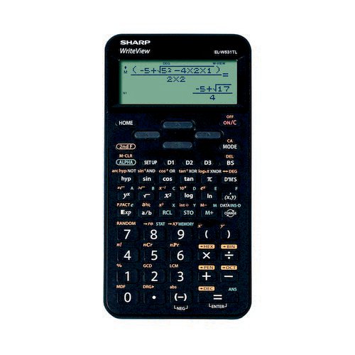 Sharp EL-W5531 Scientific Calculator Black