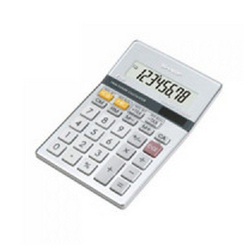 Sharp EL-330ERB Office Desktop Calculator 8-Digit Display TAX Calculations Euro-Conversion Function