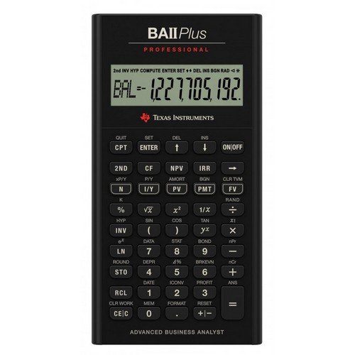 BA II Plus Pro Financial Calculator