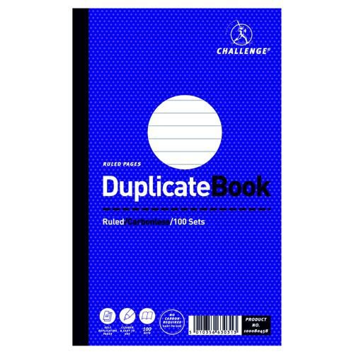 Challenge Duplicate Ruled Book 216x130mm